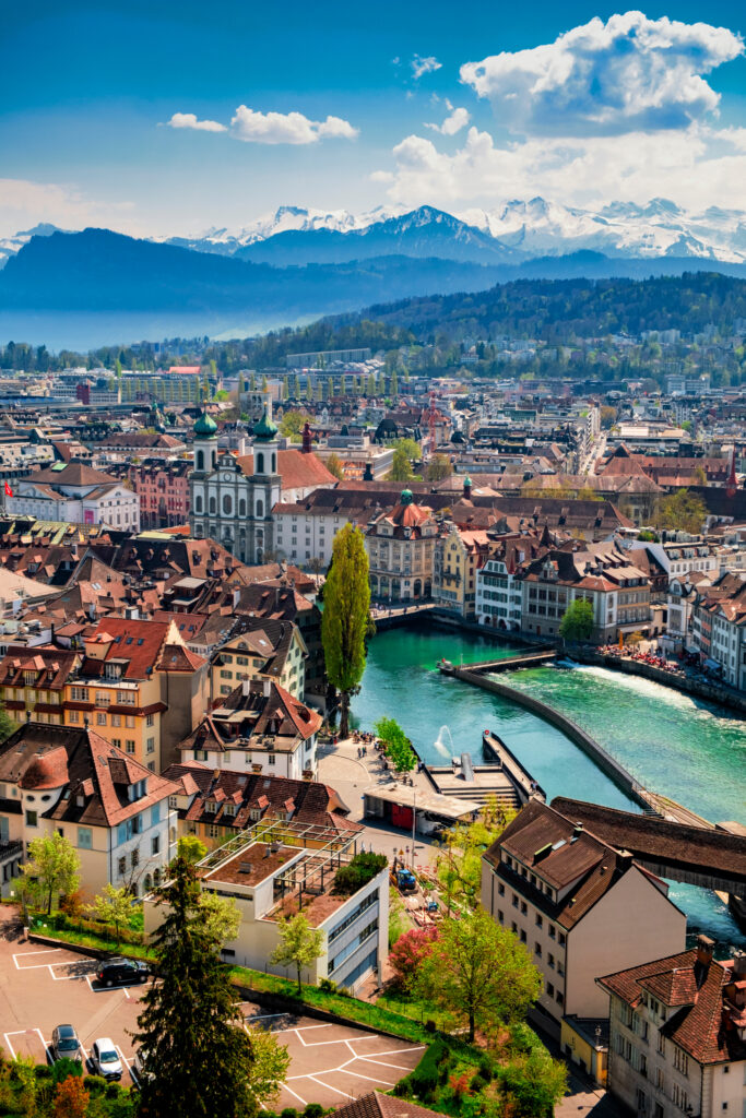 Paisaje de Suiza