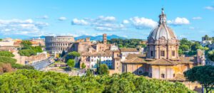 vista panorámica de Roma ideal para una guía de mudanza a Italia